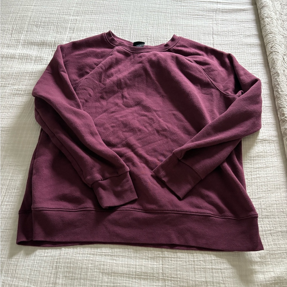 Athletic Works Women's Crewneck Sweatshirt - Plum